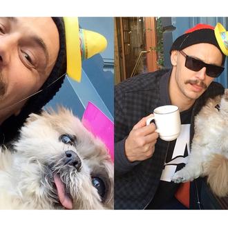 James Franco también practica el selfie canino: con la gran …