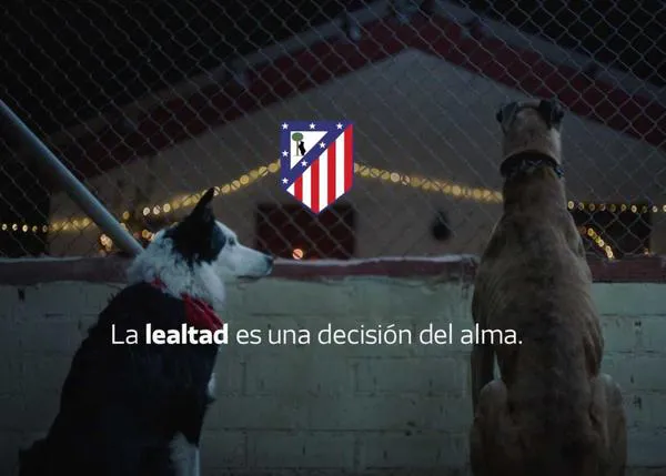 Los perros (en adopción) protagonizan la tierna y maravillosa felicitación de Navidad del Atlético de Madrid