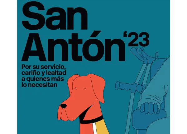 San Antón 2023 en Madrid, del 14 al 17 de enero, rinde homenaje a los perros de asistencia