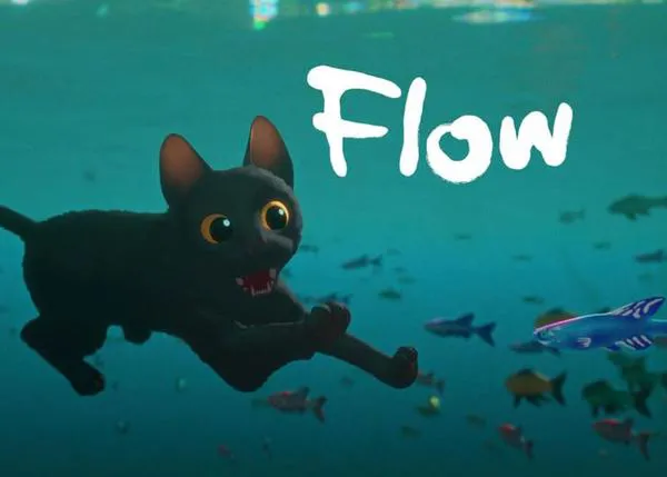 Flow, peli de animación de bajo coste protagonizada por un gato, un perro y otros animales.... ¡¡la gran sorpresa del año!!