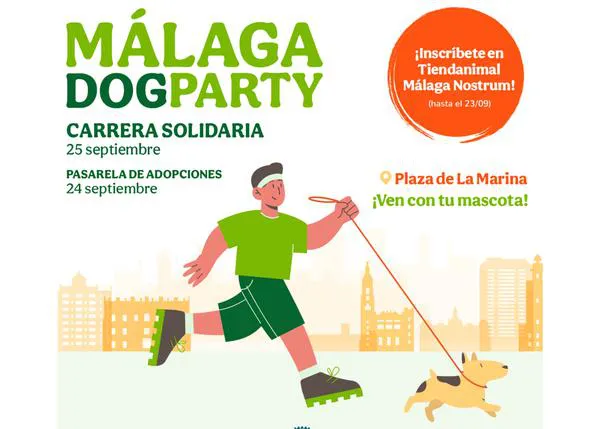 Málaga Dog Party, un finde perrunamente divertido, solidario y activo de la mano de Tiendanimal