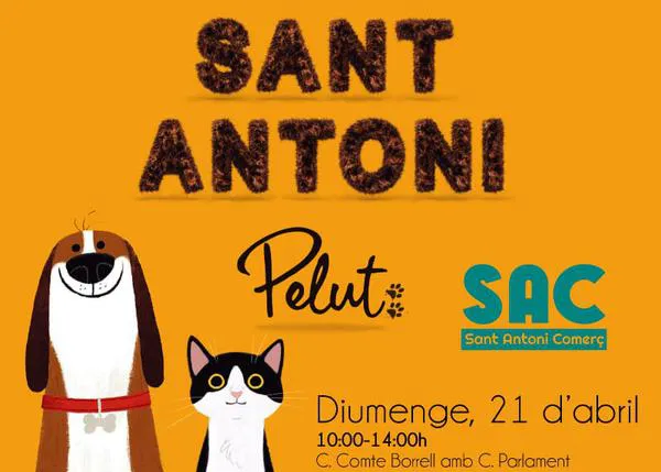 Sant Antoni Pelut, la Fiesta Mayor de los Animales vuelve al barrio de Sant Antoni el 21 de abril