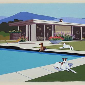 Elegancia canina estilo años 50: los cuadros que Don Draper …