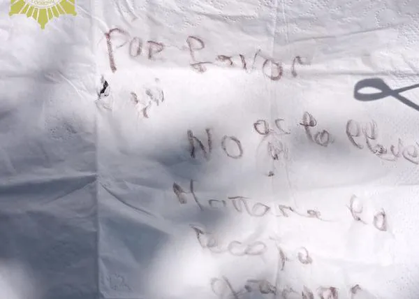 Dejan atado a un perro en parque de Logroño con una nota: 