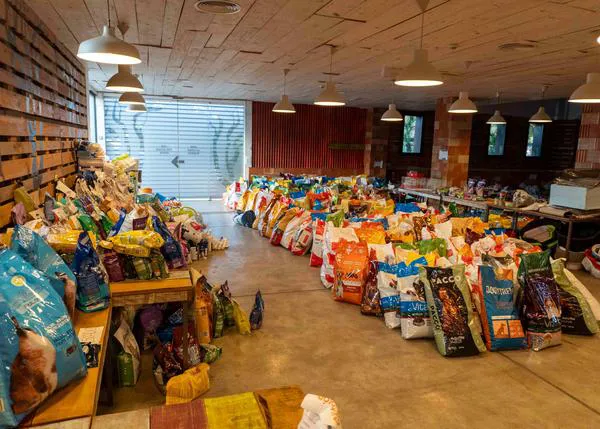 Información oficial sobre recogida de donaciones para animales, almacenamiento de suministros y atención veterinaria en Valencia