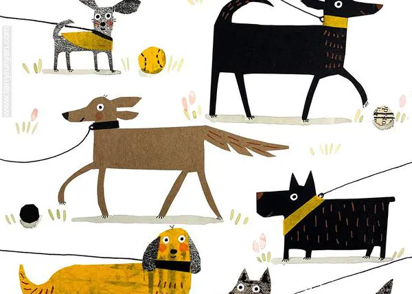 Los perros (y otros animales) vistos por Terry Runyan, la artista que fomenta la creatividad